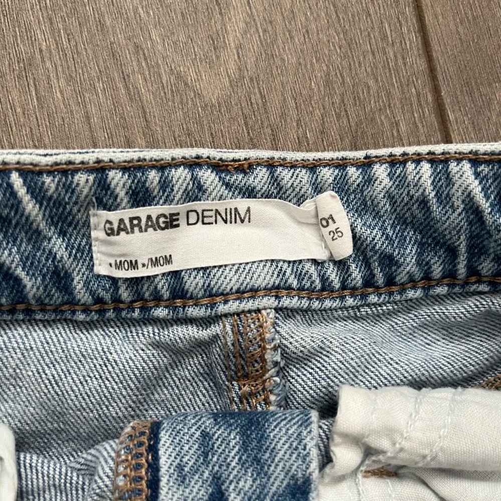 Distressed Light Blue Denim Shorts - Picture 3 of 3